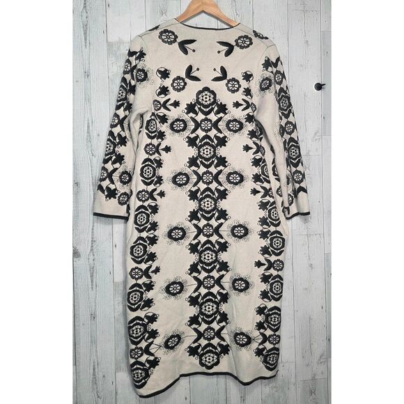 Essitam Lili Magnifique Long Jacquard Tapestry Viscose Blend Cardigan Sz. S - Picture 5 of 8